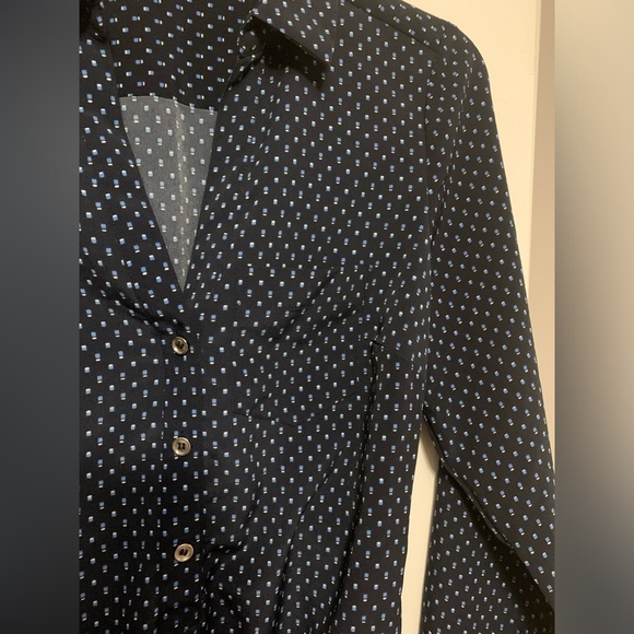 The Limited Women’s navy (with white & light blue pattern) dress. Size small. - Picture 5 of 8